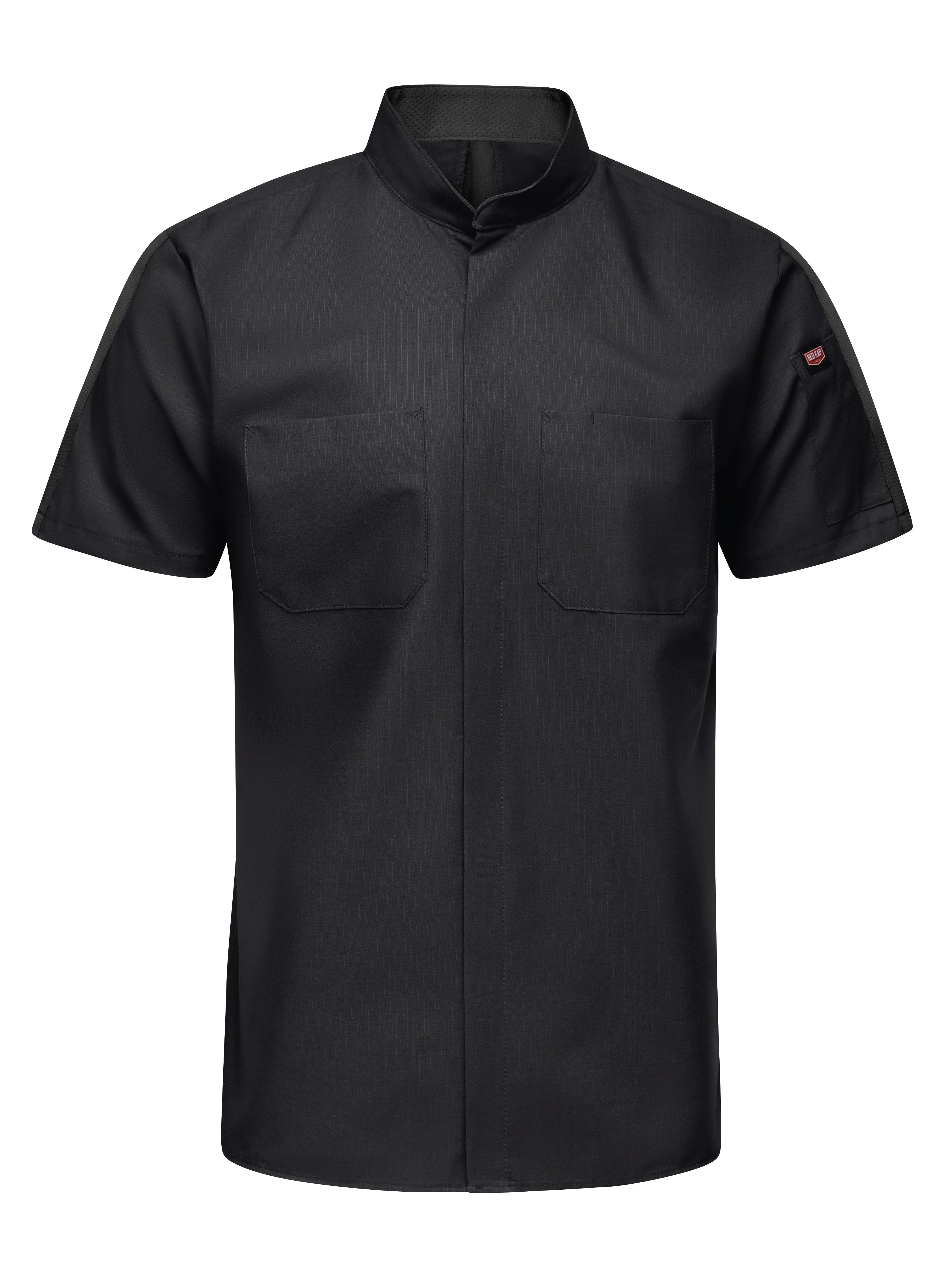 Red Kap® Men's Short Sleeve Pro+ Work Shirt with OilBlok and MIMIX® / SX46BK