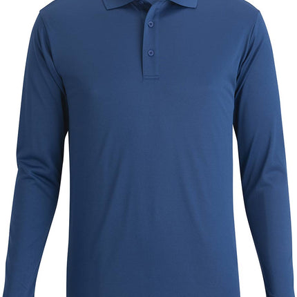 EDWARDS MINI PIQUE SNAG PROOF LONG SLEEVE POLO