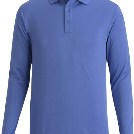EDWARDS MINI PIQUE SNAG PROOF LONG SLEEVE POLO
