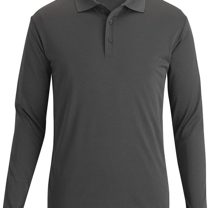 EDWARDS MINI PIQUE SNAG PROOF LONG SLEEVE POLO