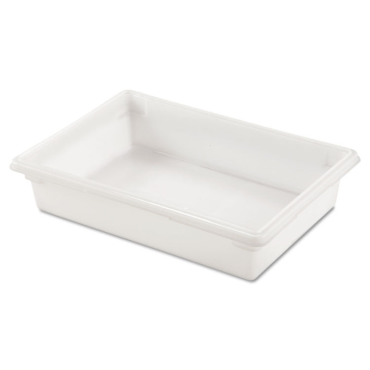 Food/Tote Boxes, 8.5 gal, 26 x 18 x 6, White, Plastic