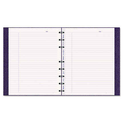 MiracleBind Notebook, 1-Subject, Medium/College Rule, Purple Cover, (75) 9.25 x 7.25 Sheets