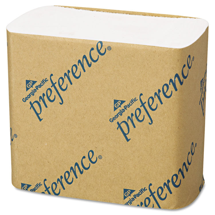 Singlefold Interfolded Bathroom Tissue, Septic Safe, 1-Ply, White, 400 Sheets/pack, 60 Packs/carton