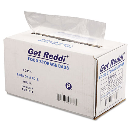 Food Bags, 10" x 14", Clear, 1,000/Carton
