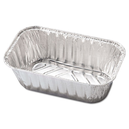 Aluminum Baking Pan, #1 Loaf, 1 lb Capacity, 5.72 x 3.31 x 2.03, 200/Carton