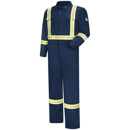 Bulwark® Men's Premium Coverall with Reflective Trim / CTBANV