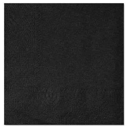 Beverage Napkins, 2-Ply, 9 1/2 X 9 1/2, Black, 1000/carton