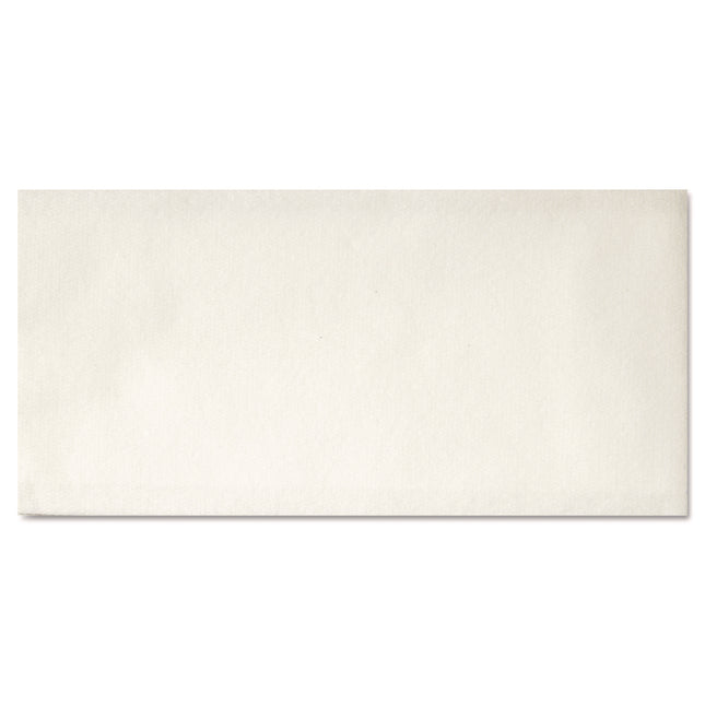 Linen-Like Guest Towels, 1-Ply, 12 x 17, White, 125 Towels/Pack, 4 Packs/Carton