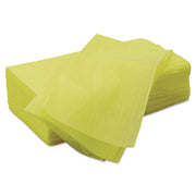 Masslinn Dust Cloths, 1-Ply, 24 x 24, Unscented, Yellow, 30/Bag, 5 Bags/Carton