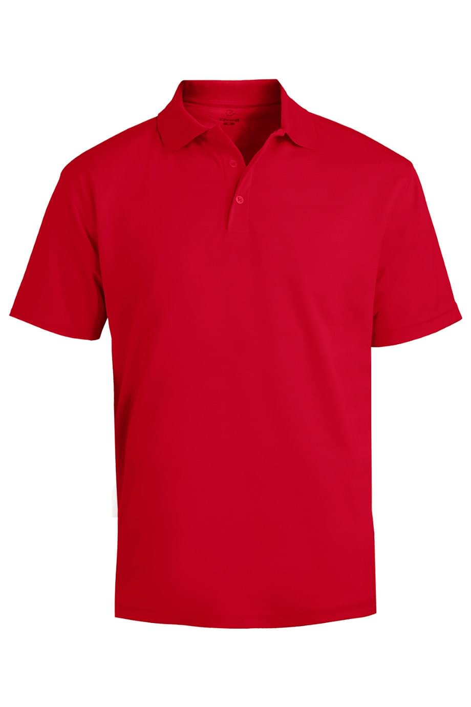 EDWARDS MENS HI-PERFORMANCE MESH SHORT SLEEVE POLO
