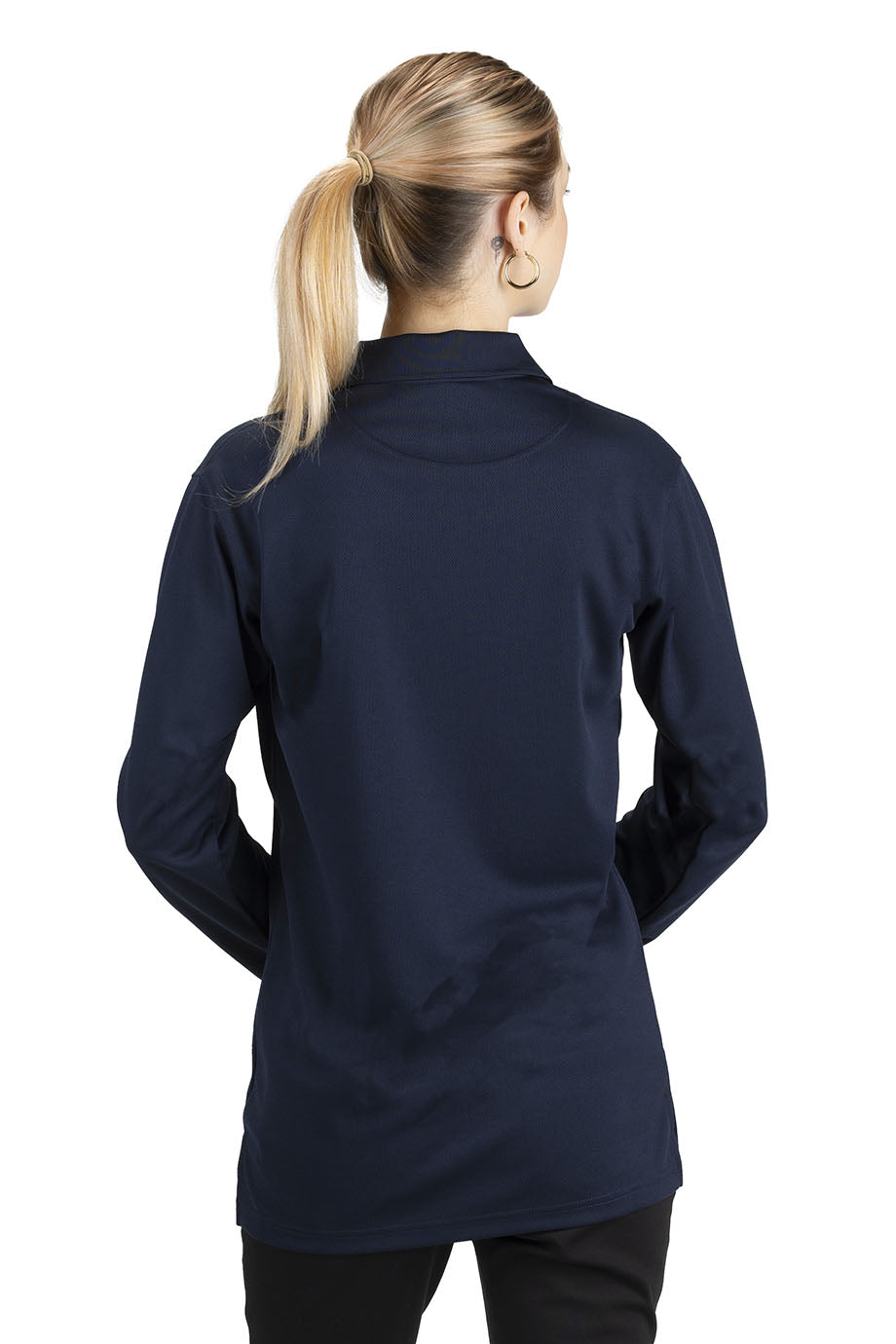 EDWARDS HI-PERFORMANCE MESH LONG SLEEVE POLO