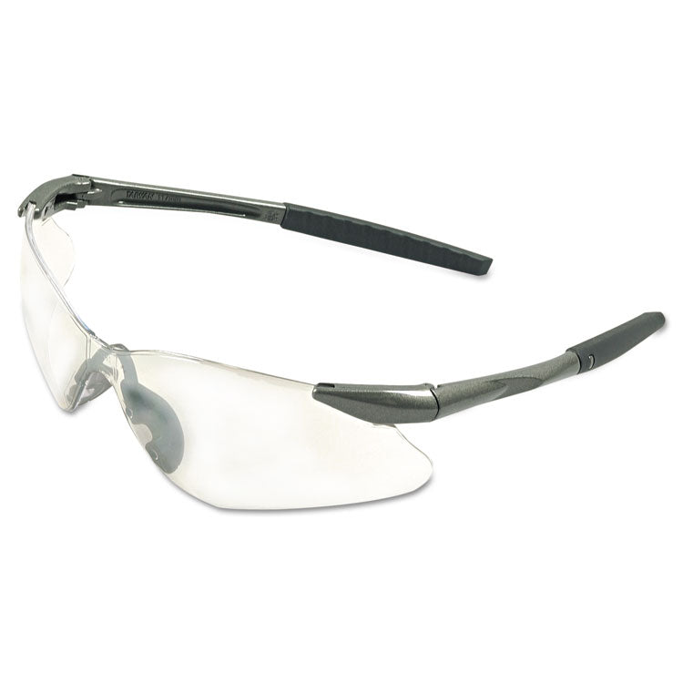 V30 Nemesis VL Safety Glasses, Gunmetal Frame, Clear Lens