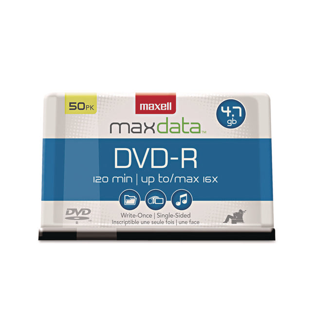 Dvd-R Recordable Disc, 4.7 Gb, 16x, Spindle, Gold, 50/pack