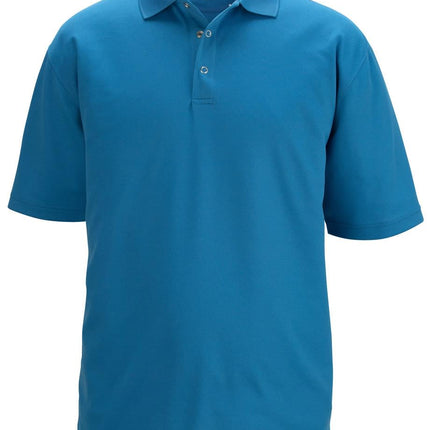 EDWARDS FOOD SERVICE MESH POLO WITH SNAP FRONT
