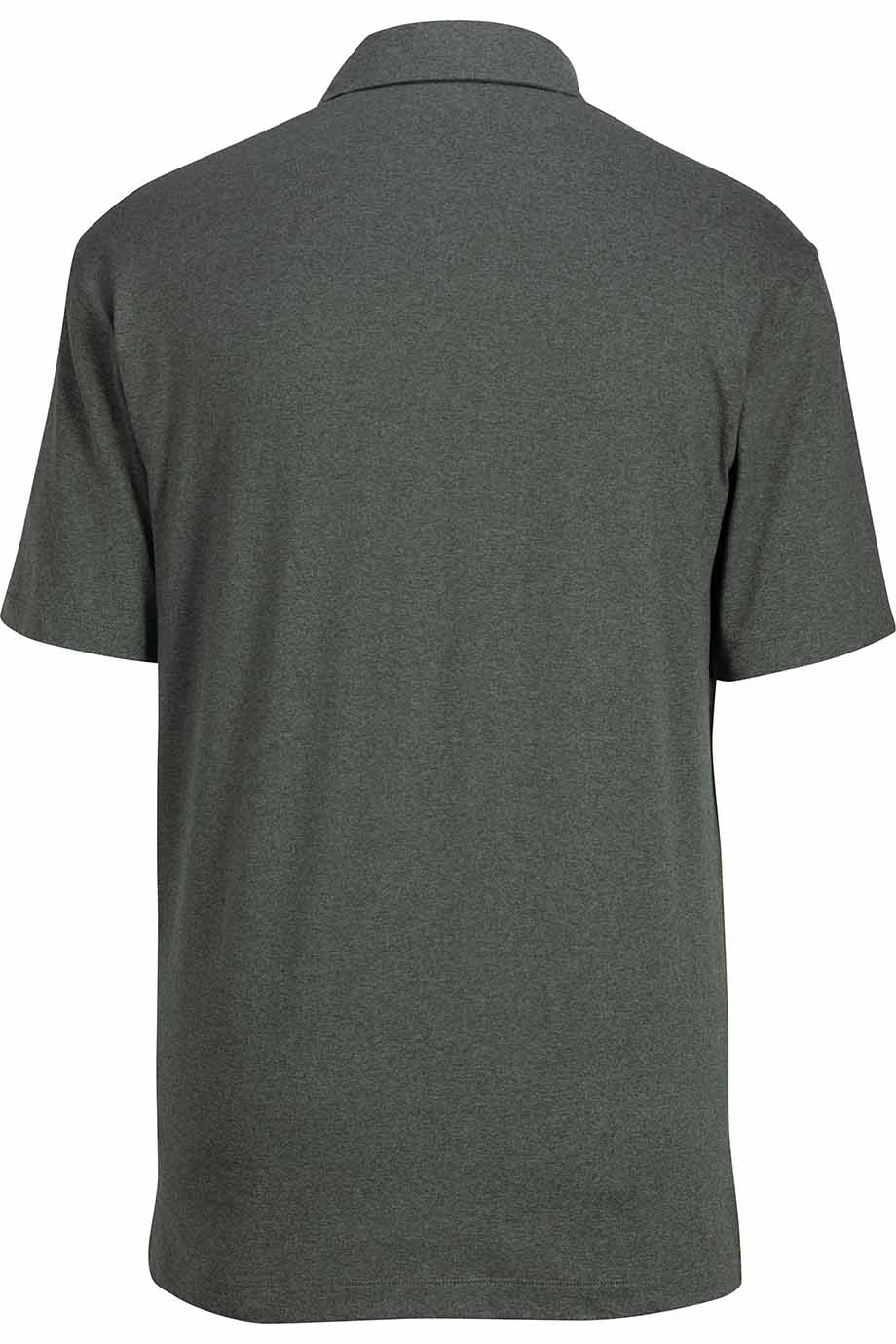 EDWARDS MENS POINT GREY HEATHERED POLO