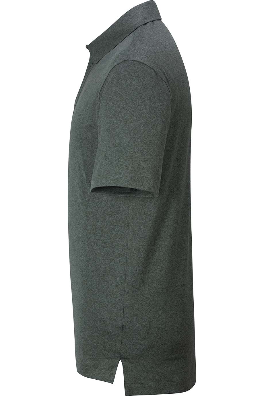 EDWARDS MENS POINT GREY HEATHERED POLO