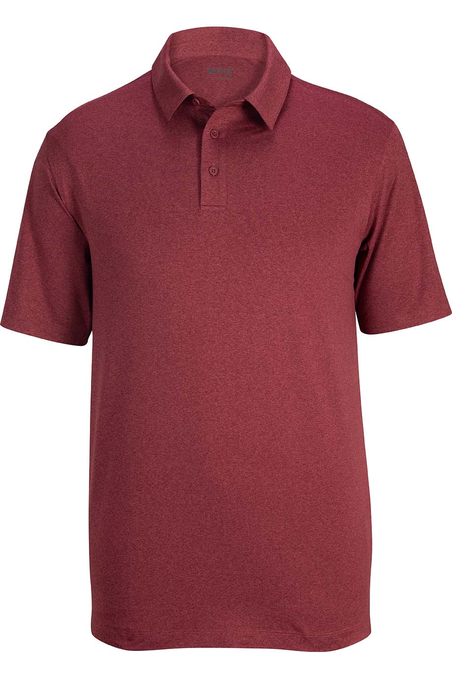 EDWARDS MENS POINT GREY HEATHERED POLO