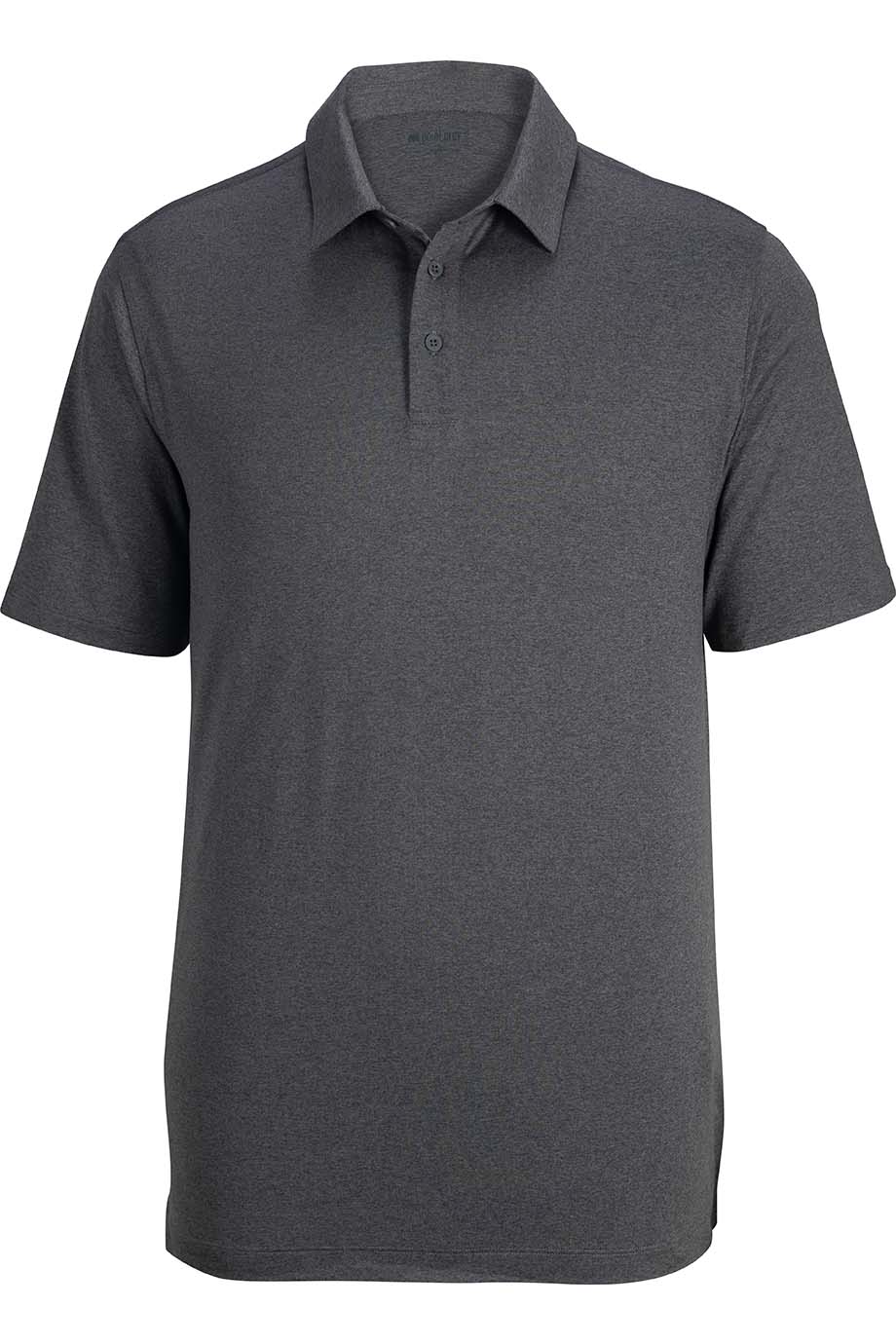 EDWARDS MENS POINT GREY HEATHERED POLO