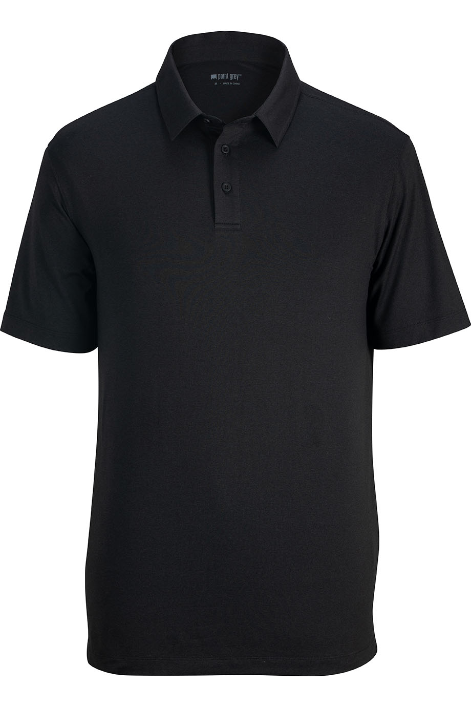 EDWARDS MENS POINT GREY HEATHERED POLO