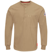 Bulwark® iQ Series® Comfort Plus Knit Men's FR Henley / QT40KH
