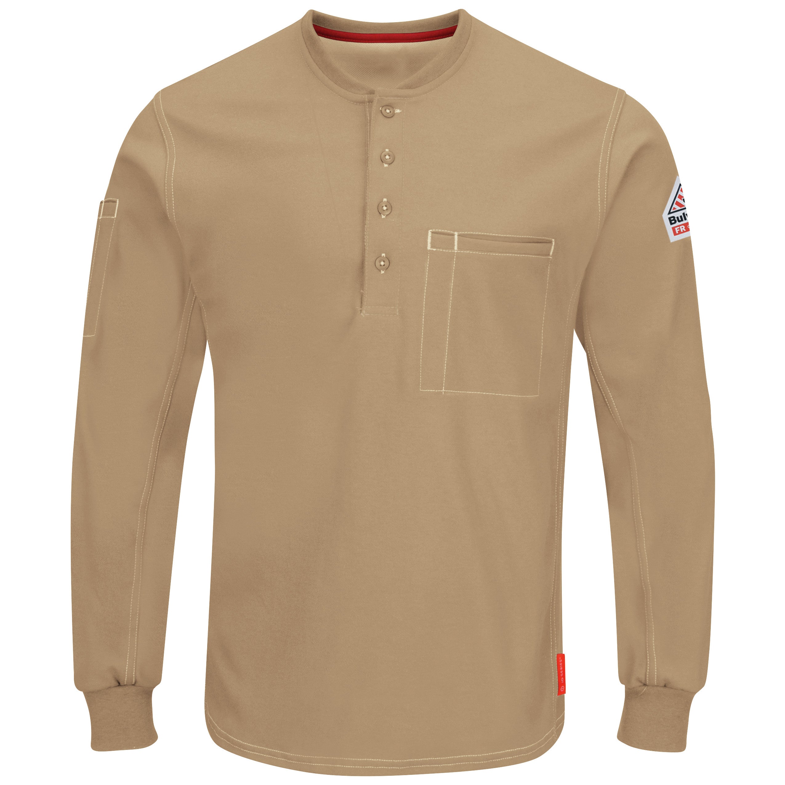 Bulwark® iQ Series® Comfort Plus Knit Men's FR Henley / QT40KH