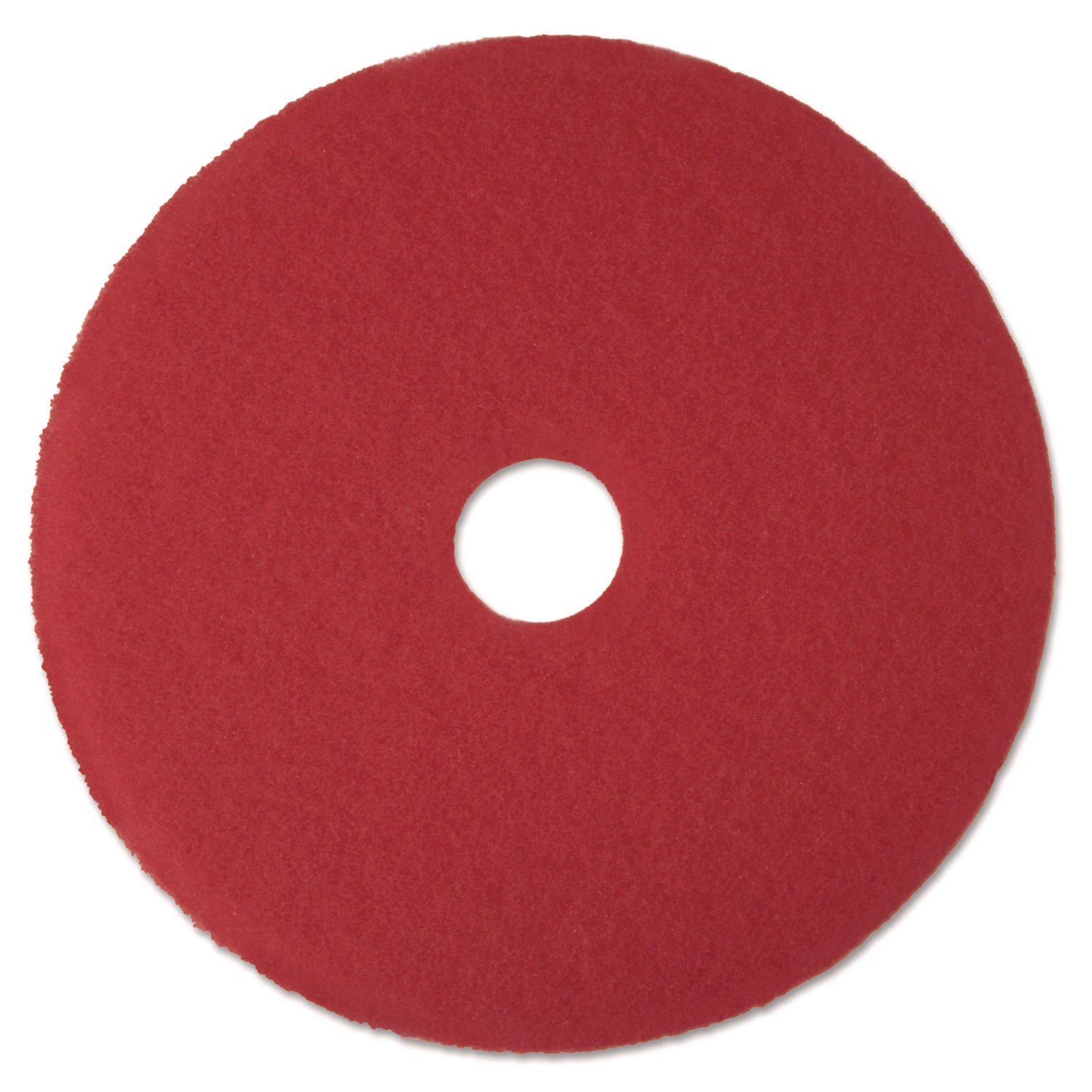 Low-Speed Buffer Floor Pads 5100, 13" Diameter, Red, 5/carton