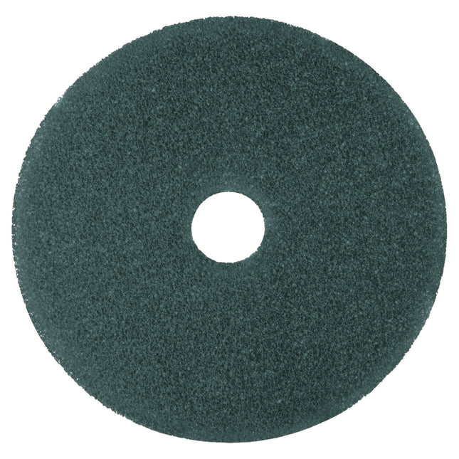 Low-Speed High Productivity Floor Pads 5300, 12" Diameter, Blue, 5/carton