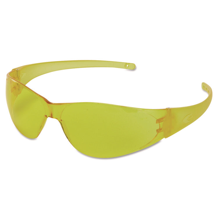 Checkmate Safety Glasses, Amber Temple, Amber Anti-Fog Lens