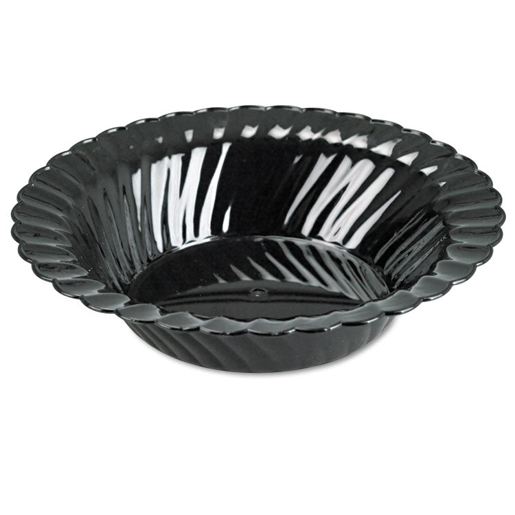 Classicware Plastic Bowls, 10 oz, Black, 180/Carton