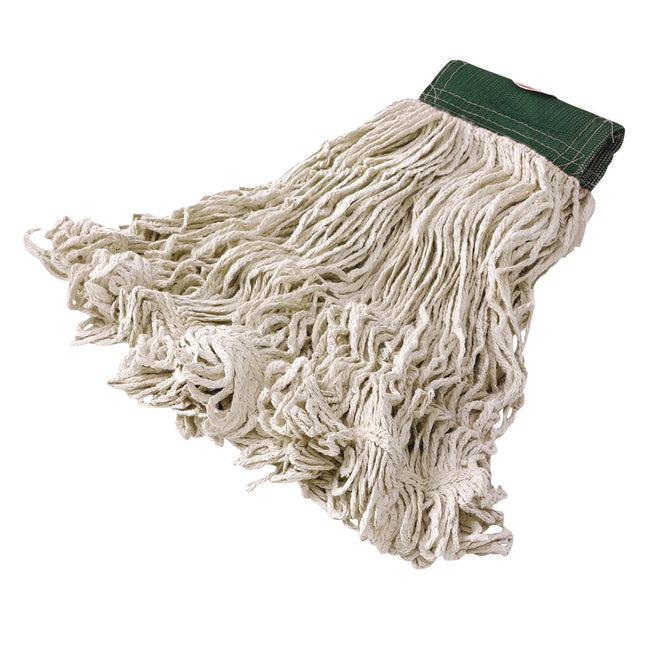 Super Stitch Blend Mop Heads, Cotton/synthetic, White, Medium, 6/carton