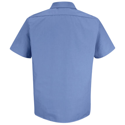 Red Kap® Men's Short Sleeve Industrial Stripe Work Shirt / SB22BS