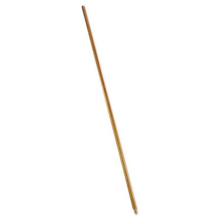 Wood Threaded-Tip Broom/Sweep Handle, 0.94" dia x 60", Natural