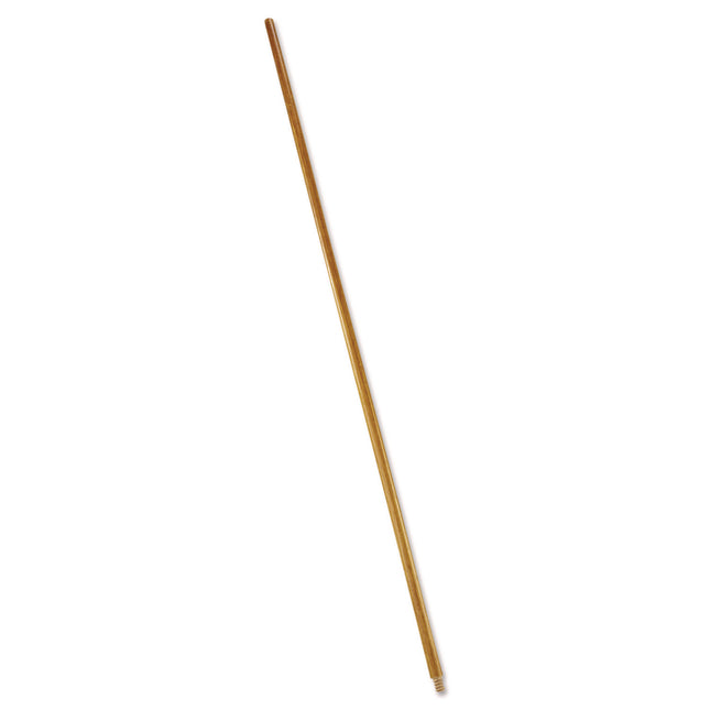 Wood Threaded-Tip Broom/Sweep Handle, 0.94" dia x 60", Natural