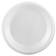 Foam Dinnerware, Plate, 9", White, 25/pack, 20 Packs/carton