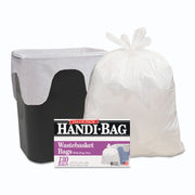 Super Value Pack Can Liners, 8 gal, 0.6 mil, 22" x 24", White, 130/Box