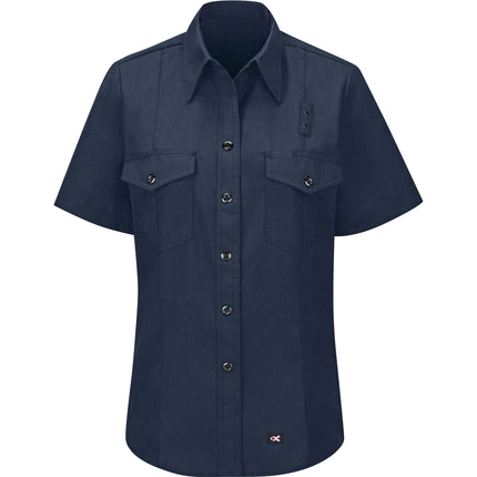 Workrite® Fire Service Women's Classic Short Sleeve Firefighter Shirt / FSF3NV