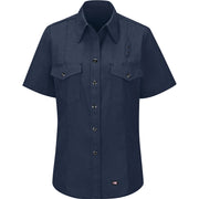 Workrite® Fire Service Women's Classic Short Sleeve Firefighter Shirt / FSF3NV