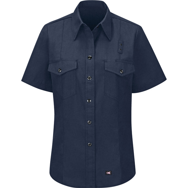 Workrite® Fire Service Women's Classic Short Sleeve Firefighter Shirt / FSF3NV