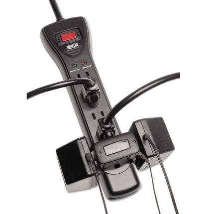 Protect It! Surge Protector, 7 AC Outlets, 7 ft Cord, 2,160 J, Black