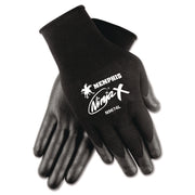 Ninja X Bi-Polymer Coated Gloves, Large, Black, Pair