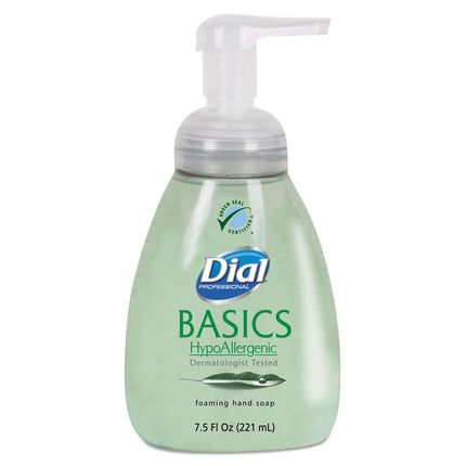 Basics Hypoallergenic Foaming Hand Wash, Honeysuckle Scent, 7.5 oz, 8/Carton