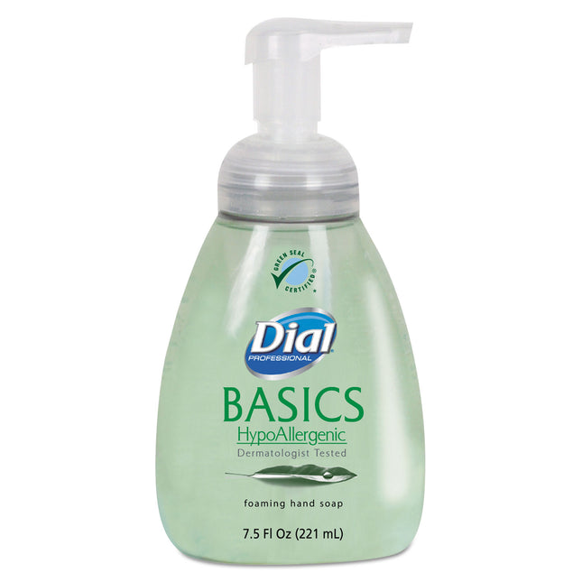 Basics Hypoallergenic Foaming Hand Wash, Honeysuckle Scent, 7.5 oz, 8/Carton