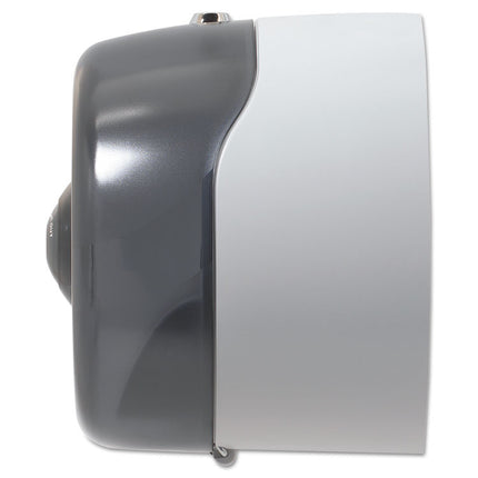 Sofpull Mini Centerpull Single-Roll Bath Tissue Dispenser, 8.75 X 7 X 9, Smoke