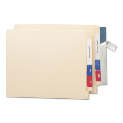 Seal and View File Folder Label Protector, Clear Laminate, 8 x 1.69, 100/Pack