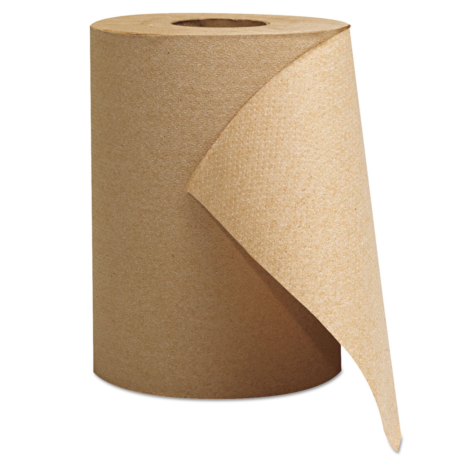 Hardwound Roll Towels, 1-Ply, 8" x 300 ft, Natural, 12 Rolls/Carton