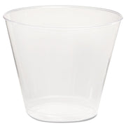 Comet Plastic Tumbler, Squat, 5 oz, Clear, 50/Pack, 20 Packs/Carton