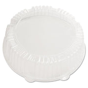 Caterline Dome Lids, 12" Diameter x 2.75" h, Clear, Plastic, 25/Carton