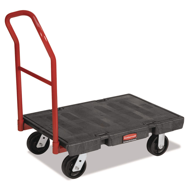 Platform Truck, 2,000 Lb Capacity, 24 X 36 X 7, Black