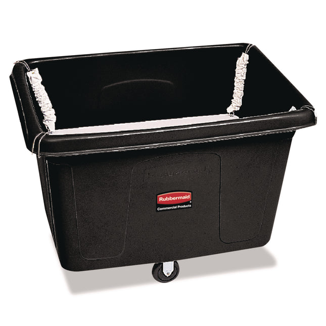 Spring Platform Truck, 104.7 gal, 500 lb Capacity, Metal/Plastic, Black