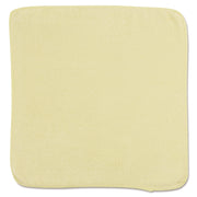 Microfiber Cleaning Cloths, 12 x 12, Yellow, 24/Pack